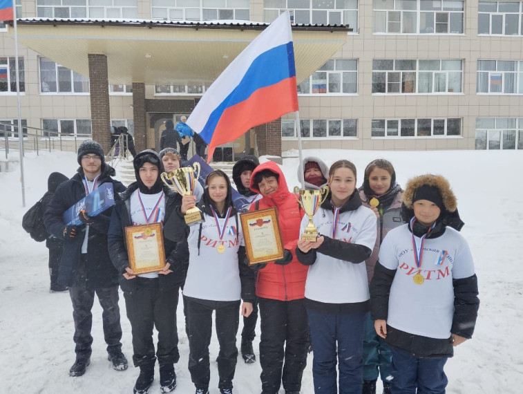 Районные соревнования по биатлону.